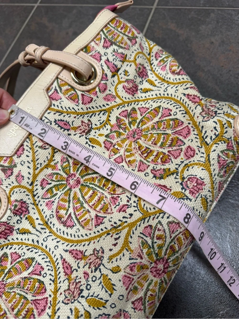Spartina 449 Pepper Hall Tote Shoulder Bag Handbag Zip Top Purse